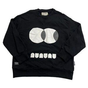 Nununu Side Eye Sweatshirt in Black
